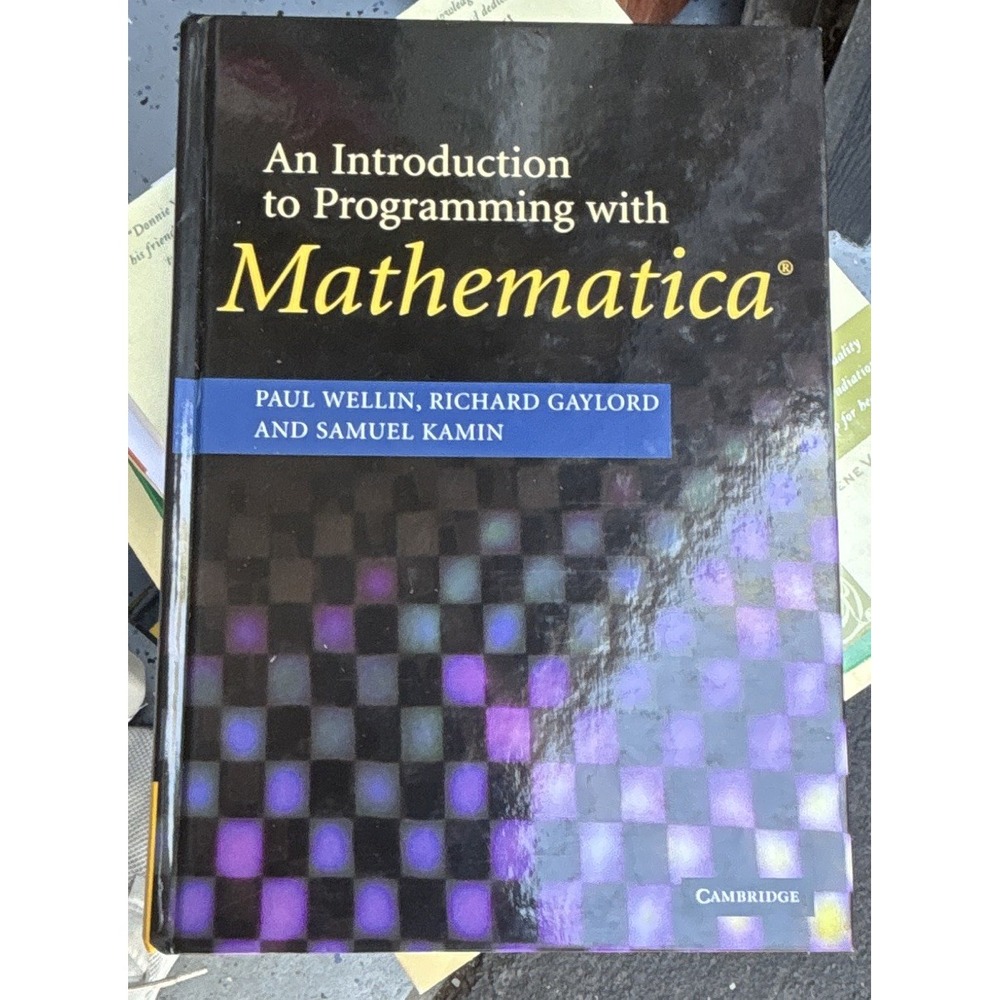 Cambridge An Introduction to Programming with Mathematica - Hardcover Textbook